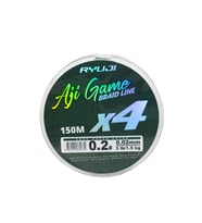 İp Örgü Misina - 4 Kat - Ryuji Aji Game - 150mt - Yeşil - 0.02mm