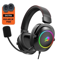 GAMEBOOSTER H44 RGB USB7.1 Siyah Profesyonel Oyuncu Kulaklığı