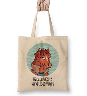 BoJack Horseman 07 Bez Çanta Uzun Saplı