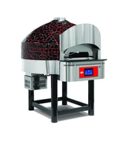 Empero EMP.SPO.04-D-BR Dijital Pizza Fırını Döner Tabanlı Gazlı Siyah-kırmızı