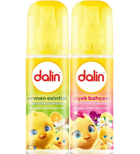 Dalin Bebek Kolonyası 150ML (Orman Esintisi-Çiçek Bahçesi) Karma 2 Li Set