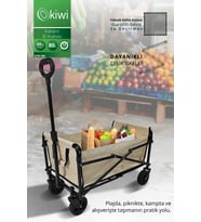 Kiwi KFM-390 Katlanır Portatif Taşıma Aracı Bej