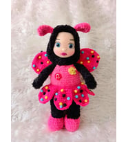 Arı Bebek Amigurumi Organik Oyuncak