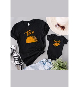 Taco Taquito Baba Oğul Kız (TEK ÜRÜN FİYATIDIR KOMBİN YAPMAK İÇİN EN AZ 2 ADET SEPETE EKLEYİNİZ)