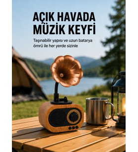Taşınabilir Radyo Hoparlör Usb Sd Aux Destekli Yeni Nesil