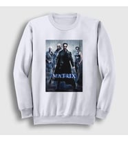 Presmono Unisex Beyaz Cover Film The Matrix Sweatshirt 253733tt (Beyaz)
