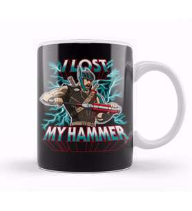 Thor I Lost My Hammer Kupa Bardak Porselen