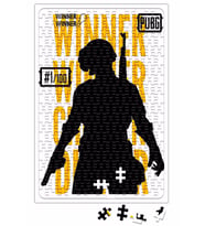 Masculina Branca Pubg Puzzle 240 Parça Yapboz