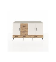 Hyperion Konsol 4 Raflı 5 Çekmeceli 3 Kapaklı 176x44x99 Aytaşı-Aytaşı/Çam