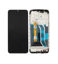 Oppo Realme 5İ ile Uyumlu Lcd Ekran Dokunmatik Çıtalı Rmx2030 (Siyah)