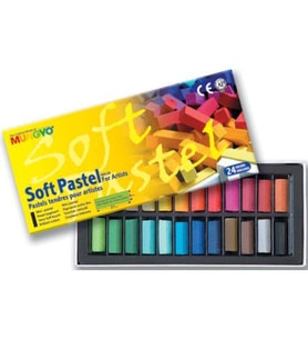 Mungyo Gallery Artists' Soft Pastel 24 Renk Yarım Boy 