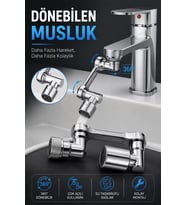Northcity Dönebilen Musluk - Özel Su Akış Tasarımı ile Maksimum Hijyen ve Verimlilik