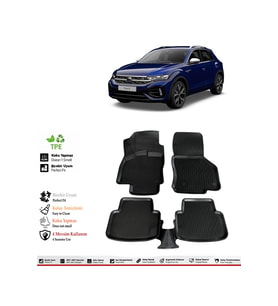 Volkswagen T-roc 2021 Model 4D Havuzlu Paspas