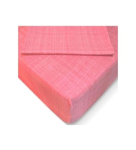 Özlü Fitted Lastikli Çift Kişilik Çarşaf Seti (160x200)-Somon