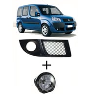 2002-2008 FİAT DOBLO SİS FARI + SİS ÇERÇEVESİ SAĞ TARAF YOLCU TARAFI