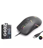 Nodar G602 RGB Kablolu Gaming Mouse 7200 DPI 1000Hz 6 Tuş Siyah