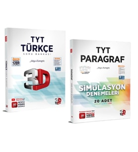 3D YAYINLARI TYT TÜRKÇE SORU BANKASI - TYT PARAGRAF SİMÜLASYON DENEME