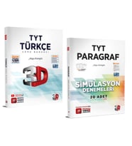 3D YAYINLARI TYT TÜRKÇE SORU BANKASI - TYT PARAGRAF SİMÜLASYON DENEME
