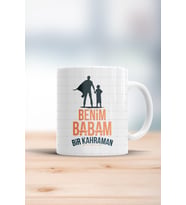 Benim Babam Bir Kahraman Kupa Bardak
