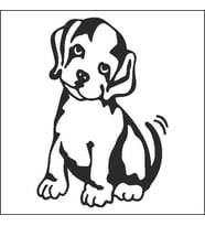 KÖPEK FOLYO STİCKER 30cm Uzunluk