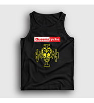 Presmono Unisex Siyah Logo V2 Metal Queensryche Atlet 550177tt