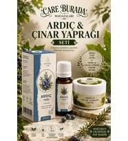 Ardıç ve Çınar Yapraklı Masaj Kremi 100 Ml & Ardıç Yağı 20 Ml