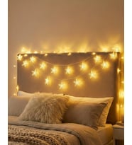 Mey İthalat® Dekoratif Yıldız Led Aydınlatma 5 Metre Sabit Işık İç Mekan Kullanım