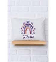 Pia Baby Premium %100 Pamuk İsme Özel Kız Bebek Yastık Kılıfı 35*45 cm 5062-12