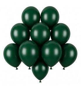 Zümrüt Yeşil Renk Lateks Pastel Balon (13 cm) - 10 Adet