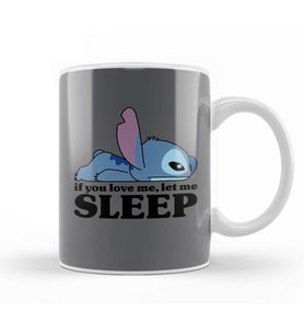 Stitch Sleepy 01 Kupa Bardak Porselen