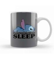 Stitch Sleepy 01 Kupa Bardak Porselen