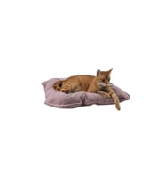 Yumuşak Pembe Kedi ve Küçük Irk Köpek Yatağı 50x60 cm