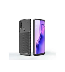 Oppo A31 Uyumlu Kılıf Zore Negro Silikon Kapak (Siyah)