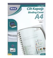 Mas A4 Şeffaf Cilt Kapağı 7740
