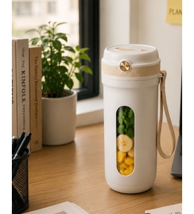 Spor ve Seyahat İçin Taşınabilir Smoothie Blender USB Şarj Destekli