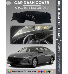 HYUNDAİ ELANTRA (2021+) Torpido Örtüsü Ön Göğüs Halı Araca Özel Çatlamayı Önler Kaymaz Kolay Montaj