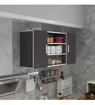 Kenzlife hazır mutfak honnor22 gri 060*120*22 mutfak banyo dolabı kapaklı raflı (Karışık)