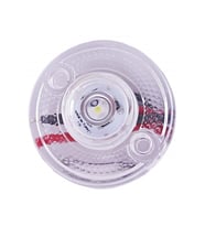 10 Adet Mini Yuvarlak LED Su Geçirmez Işık, Beyaz, 12/24V, Güçlü ve Dayanıklı (Krem)
