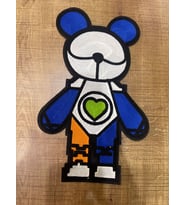 33X20 CM DOKUMA RENKLİ AAYI APLİKE ARMA YAMA DİKİŞ HOBİ AKSESUARI