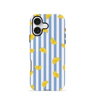 iPhone 17 Vorian Çift Katmanlı Kılıf Lemon Confetti Blue