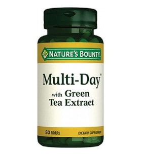 Nature's Bounty Multi-Day Yeşil Çay Ekstreli - 50 Tablet