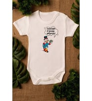 Daffy Duck Dede Organik Baskılı %100 Pamuklu zıbın