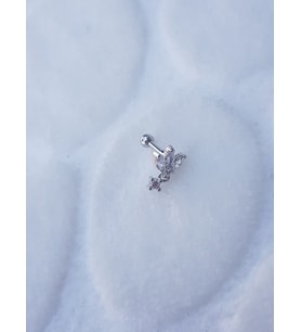 Tragus Küpe Piercing Çelik
