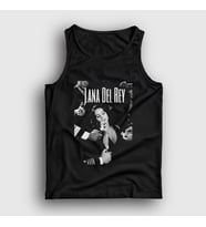 Presmono Unisex Siyah Smoke Lana Del Rey Atlet 412117tt