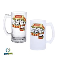Snoopy Kulplu Bira Bardağı Buzlu veya Şeffaf Seçenekli 0350