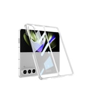 Samsung Galaxy Z Fold 5 Uyumlu Kılıf Zore Full Camlı Kıpta Kapak