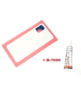 Tkgz Samsung Galaxy A51 A515 Arka Pil Batarya Kapağı (B-7000) BEYAZ