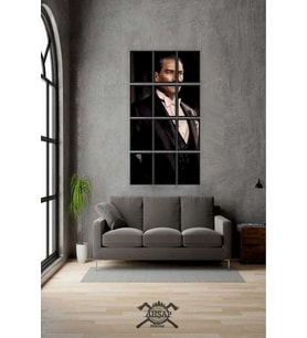 12 parça Puzzle Atatürk ATAM Çerçeve Görünümlüı Mdf tablo Duvar Süsü Hediyelik Eşya Yeni nesil