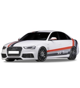 Drs Tuning Audi A4 Uyumlu B8 2008 - 2012 Rs4 Yan Marşpiyel Seti (Plastik)