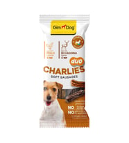 Lexroo Charlies Duo Tavuklu ve Av Etli Yumuşak Köpek Ödülü 60 gr – Tahılsız